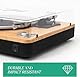 House of Marley Turntable Dust Cover - Abdeckung für Plattenspieler aus recyceltem Kunststoff, kompatibel mit Stir It Up & Simmer Down Vinyl Player, Staubschutz für Plattenspieler, Transparent