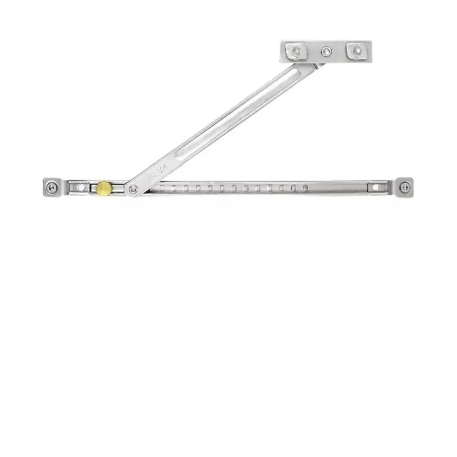 KFGISD, Window Limiter Stopper Sliding Window Lock Catch Fittings Windproof Brace Stopper Sliding for Windows,Window Hinges(Silvera Typepunch)