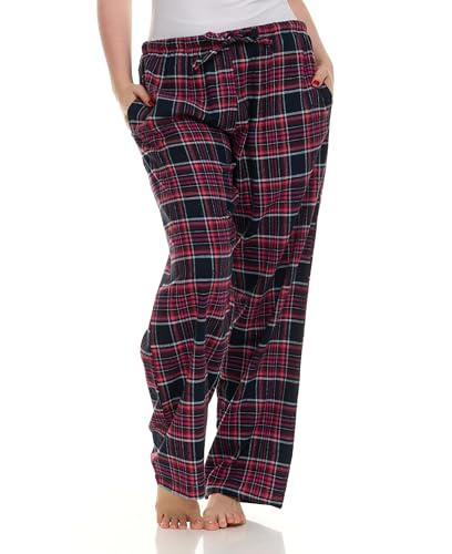 Image of Andrew Scott Women's Flannel Sleep Pants| Lounging PJ Pant | Drawstring & Pockets | Multi Packs & Colors