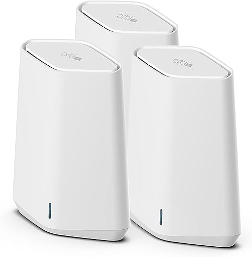 Miniatura 13 de NETGEAR Orbi Pro WiFi 6 Tri-Band Mesh Add-on Satellite (SXS50) para negocios o hogar, cobertura de hasta 2500 pies cuadrados, 75 dispositivos,
