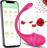 Wearable Viboators for Woman App Controlled Vibrateirs for Women Remote Control Virabtor for Women Date Night Long Distance Controller for Her Game ZQY17 (Pink 3)