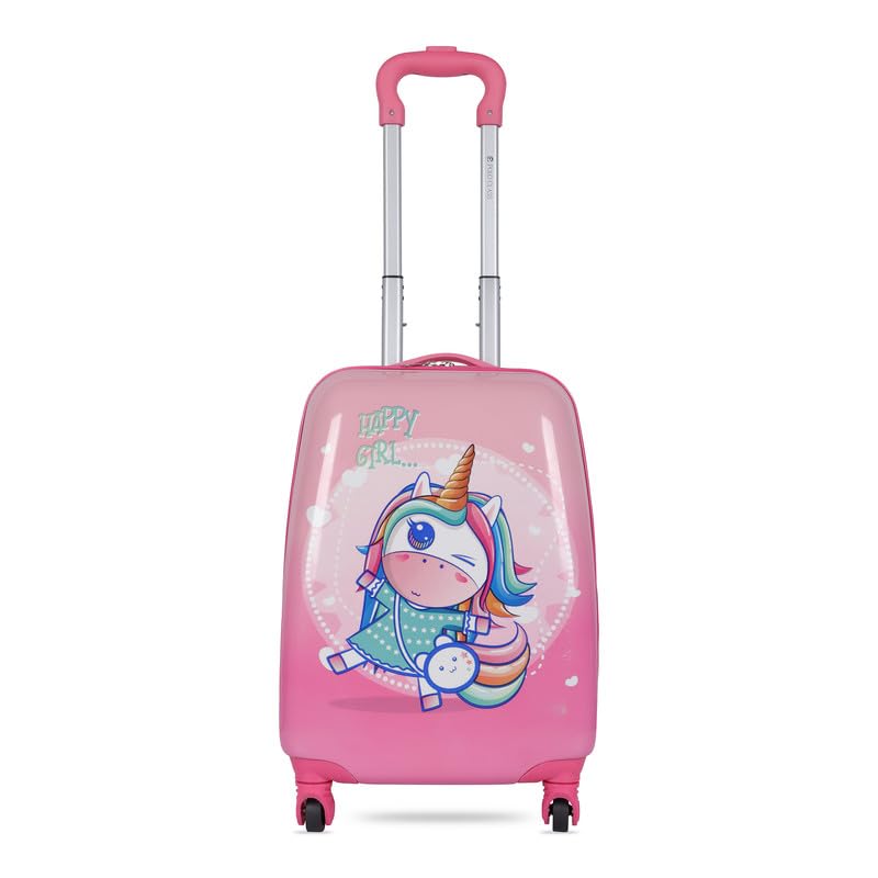 polo class Kids Trolley Bag 18 inch Kids Luggage Bag - Dark Pink-picture-57