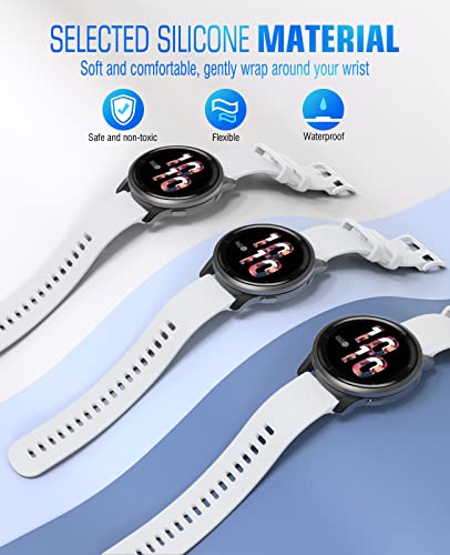 Correa de silicona para reloj Garmin 18 mm ajustable miniatura 4