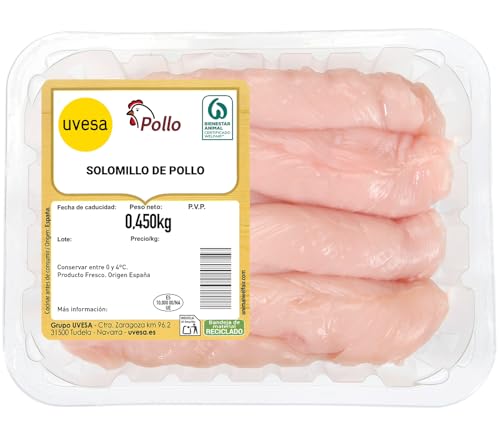 Solomillo de pollo, 450gr