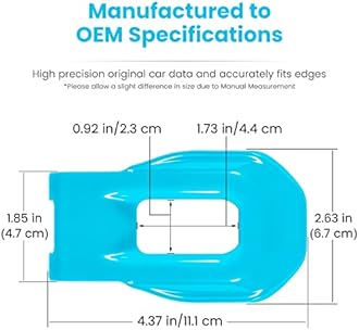 Hood Latch Lock Catch Brackets Cover for 2018-2024 Jeep Wrangler JL JLU Unlimited Sports Freedom Sahara Rubicon Gladiator JT 2-Door & 4-Door Exterior Accessories Decoration (Light Blue 2PCS)