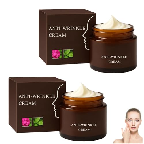 Luxeveria Retinol Crema Antiarrugas, Herbionyx Ageless Crema Antiarrugas, Piel Intensamente Reafirmante, Reafirmante Facial, Piel Rellena, Tez Rejuvenecida, Apto para Todo Tipo de Piel (2PCS)