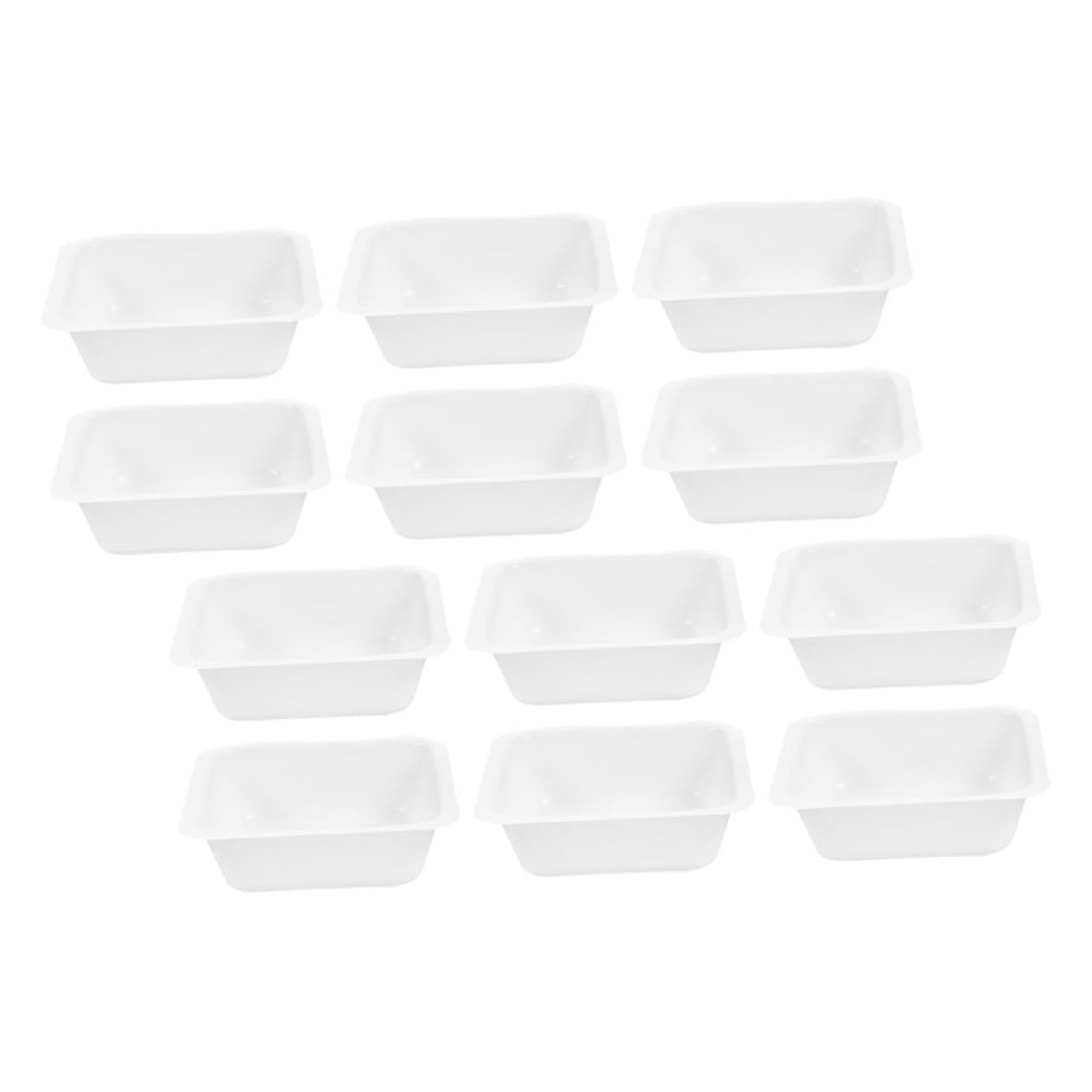 STOBAZA Weighing Boats Lightweight Plastic Dish Lab Tray Scale for Weighing Dishes