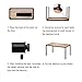Need 63 Inch Large Computer Desk - Modern Simple Style Home Office Gaming Desk, Basic Writing Table for Study Student, Black Metal Frame, Teak