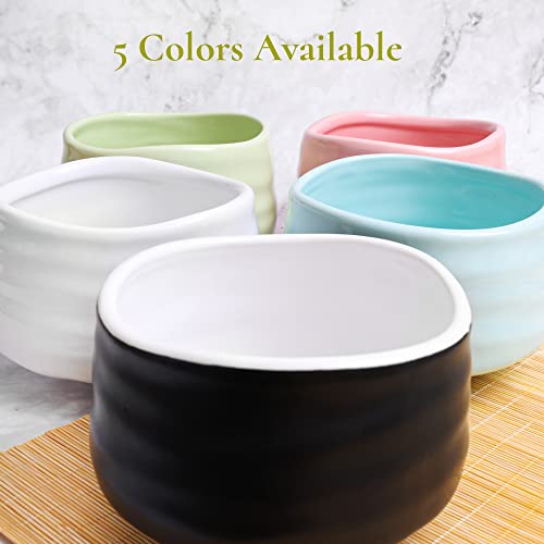 Green Hearted Roots Ceramic Matcha Bowl