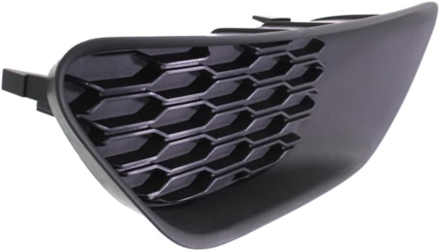 KarParts360 For Dodge Grand Caravan Fog Light Cover 2011-2019 Driver and Passenger Side Pair/Set | Grille Bezel | Bumper Cover | Black | CH1038129 + CH1039129 | 68100709AA + 68100708AA