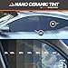 MotoShield Pro DIY Premium Nano Ceramic Tint (25% VLT) 40” in x 6’ ft Roll | Professional Window Film for Auto, Reduce Infrared Heat & Block UV by 99%