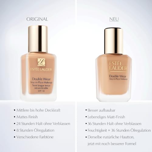 Estée Lauder Double Wear Stay-in-Place Makeup | Foundation mit natürlich-mattem Finish | 36 Stunden Halt, 30 ml – Ansicht 3