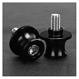 Diábolos Moto Tornillos Basculante Para Hornet CB 599 CB599 2007-2025 Tornillos De 8 Mm Para Deslizadores De Basculante Trasero De Motocicleta(Negro)