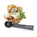 Zeroll 1024-ZT Zerolon Hardcoat Anodized Commercial Ice Cream Scoop with Unique Liquid Filled Heat Conductive Handle Easy Release 48 Scoops per Gallon Made in USA, 1.5-Ounce, Black