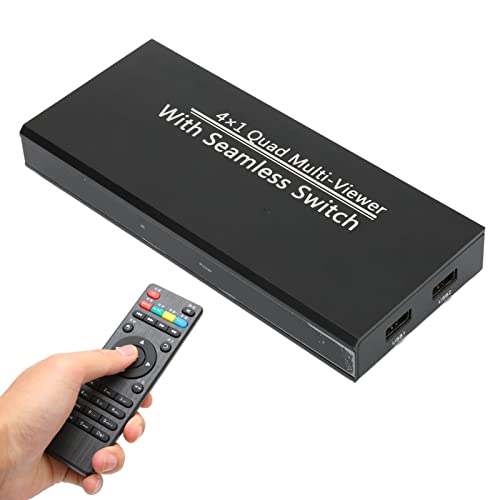 El mejor review de Reproductor multimedia tv de esta semana. 32 Reproductor Multimedia 4K con Control Remoto, Reproductor Multimedia Digital 4K Ultra HD HDMI con Salida de 4 Vías, Bucle Automático, Compatible con Tarjeta de Memoria de Disco...