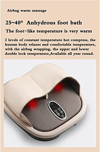 Masseur de pieds pour fasciite plantaire, neuropathie, soulagement de la douleur, favorise la circulation sanguine et un meilleur sommeil, machine de massage shiatsu, relaxation et confort à la maison