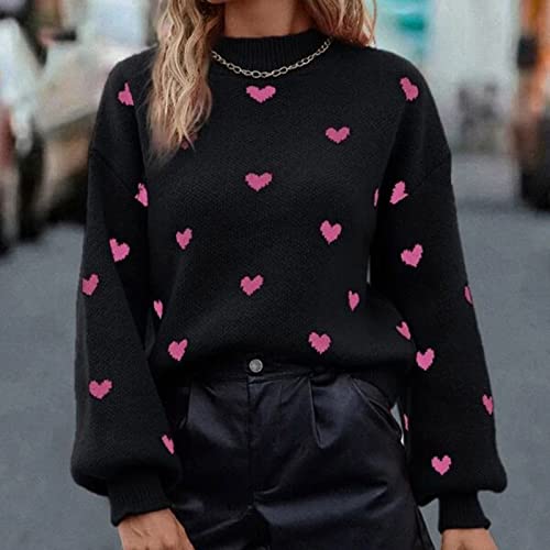 Mignon tête de père noël pull doux pour filles le cadeau vintage idéal d'hiver