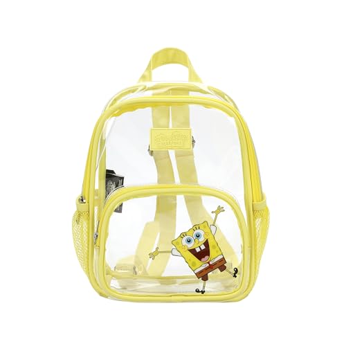 Bioworld Spongebob Squarepants Open Arms Clear 10 Adult Mini Backpack