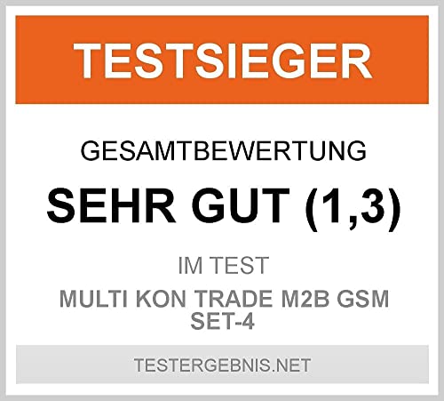 Multi Kon Trade M2B GSM Funk Alarmanlage Haus mit LCD Display - umfangreiches Alarmanlagen Komplett - Set mit Bewegungsmelder, Tür- & Fensterkontakten, erweiterbares Alarmsystem (Premium Set) – Bild 7