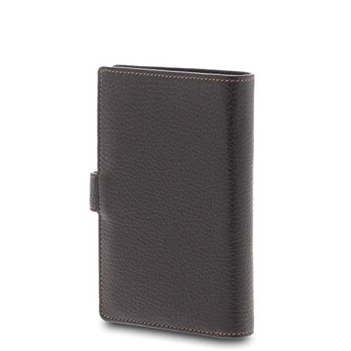 GIUDI ® - Portafoglio Uomo, porta passaporto, porta tessere, portamonete, vera pelle, pelle vitello