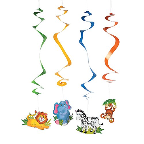 Fun Express - Zoo Animal Dangling Swirls