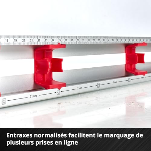 Niveau à bulle de marquage Einhell 80 cm : alignement et traçage précis sans rature - 7