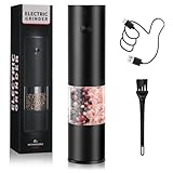 AXFEE Molinillo de Pimienta Eléctrico Recargable USB Tipo-C, 70 ml para la...
