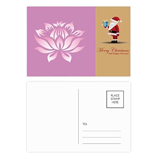 Cartes postales lotus et Père Noël pour accompagner vos cadeaux de Noël uniques
