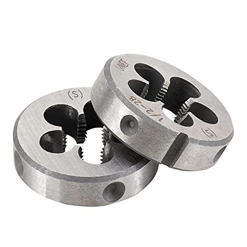 Jwn 1pc Right Hand Tap Round Die Cut HSS Thread Screw Die Set Woodworking UN UNC UNF UNEF