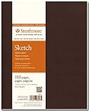 Strathmore 480-7 Softcover Art Journal, 7.75' x 9.75', White, 80 Sheets