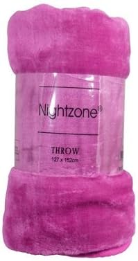 Animal Print Fleece All-IN-One Soft Warm Faux Fur Blanket, Hard Back Case Cover for Single/Double/King Size Bed, fuchsia, XL (200 x 240 cm)