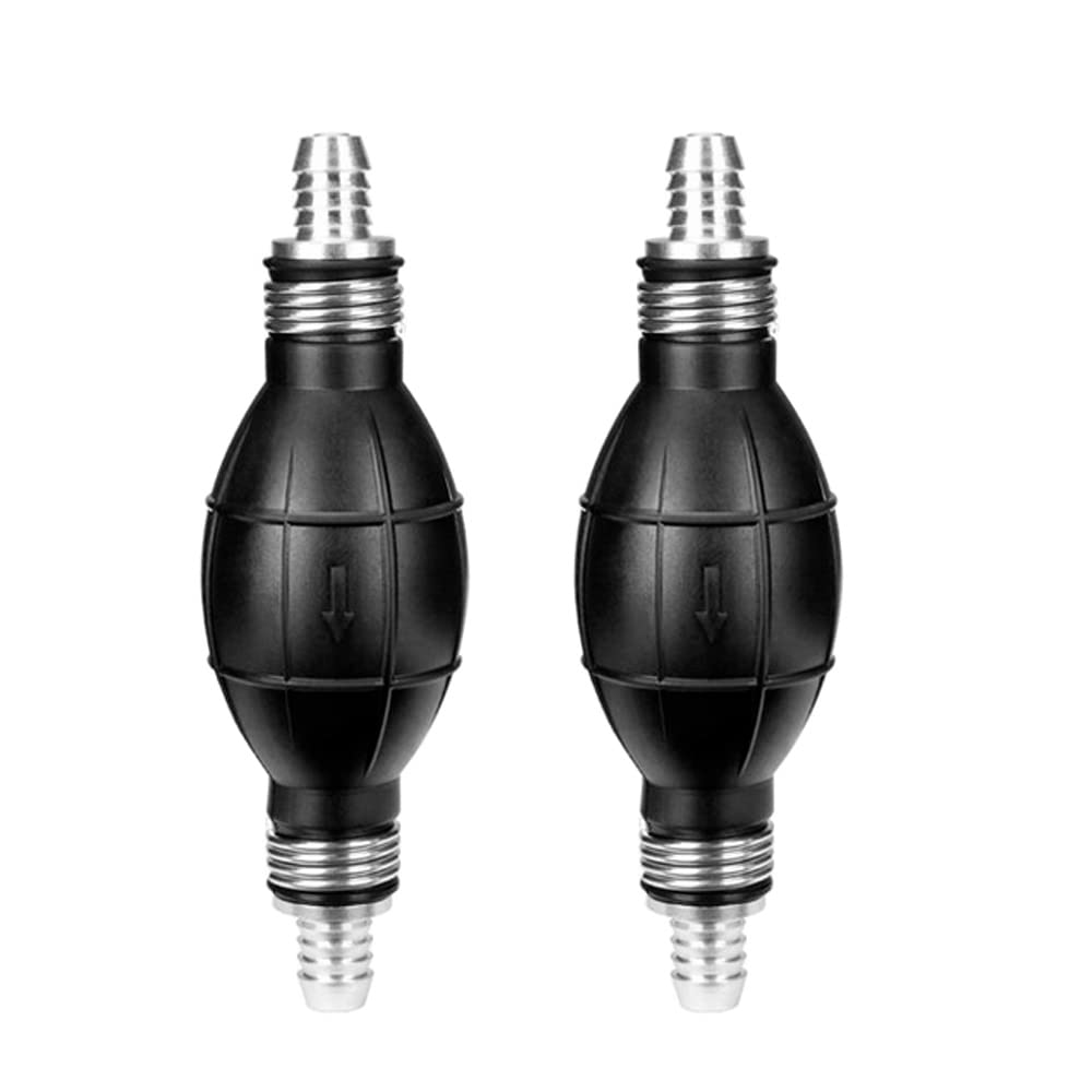 ETOPARS 2 Piezas 12mm Bomba de Cebado Bomba de la línea de Combustible Bomba Sifón Transferencia Bomba Manual Gasolina Manguera Aceite Gasolina Bomba Mano