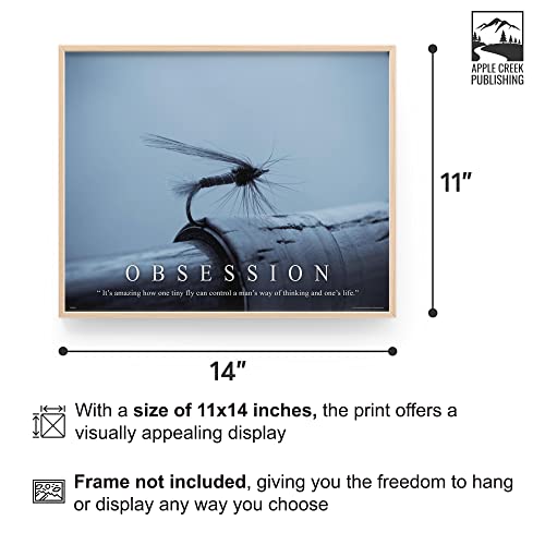 MVP280 Trout Fly Fishing Motivational Poster Art Print 11X14 Reels Poles Rods Wall Decor Pictures thumb #1