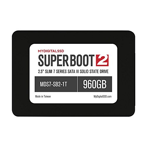 MyDigitalSSD Super Boot 2 (SB2) Slim 7 Series (7mm) 2.5" SATA III (6G) SSD Solid State Drive (1TB (960GB)) MyDigitalSSD Super Boot 2 (SB2) Slim 7 Series (7mm) 2.5" SATA III (6G) SSD Solid State Drive (1TB (960GB))