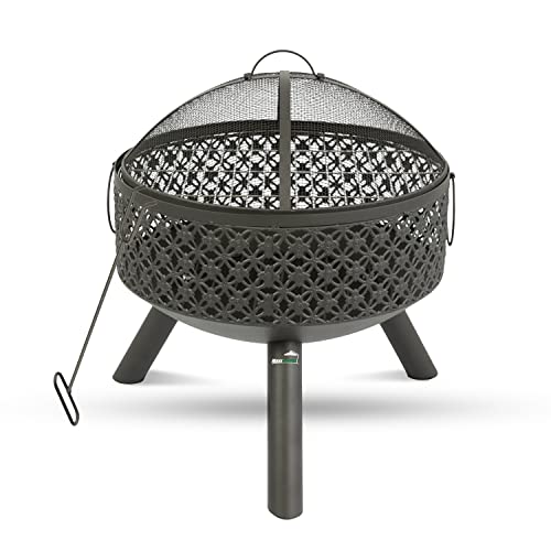 MaxxGarden Feuerschale - Für Den Garten - Outdoor Feuerstelle mit Stab -...