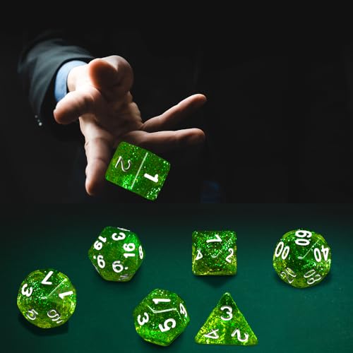 Laochoes Role Playing Dice,D&D Rpg Dice,Dungeons And Dragons Dice Set,Mystery Dice,Polyhedral Dice,10 Sided Dice,D20 thumb #3