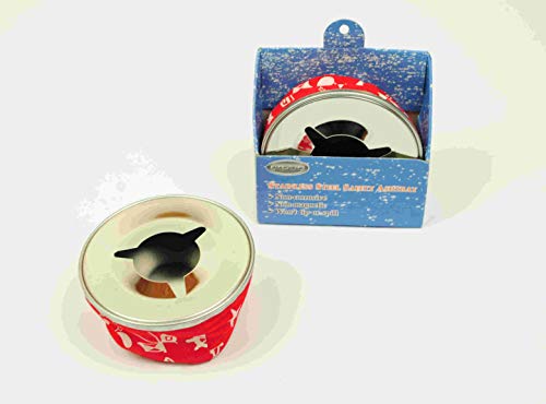 New Marine Cenicero antideslizante rojo Cover