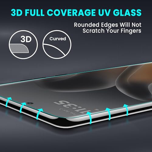 Image of ArmourPro UV Privacy Tempered Glass Screen Protector for Motorola Edge 70 Fusion (6.8 Inch, Pack of 1) Full Edge to Edge Coverage | Anti-Spy /Anti-Peeping, 9H Hardness, Protection