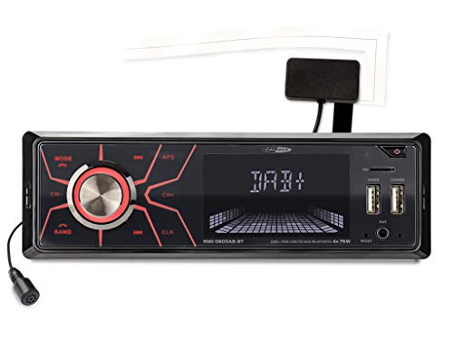 Caliber RMD060DAB-BT Autoradio avec USB/SD - Tuner Dab +/FM, entrée AUX et Technologie sans Fil Bluetooth
