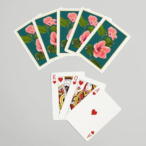 Pink Hibiscus, naipes póker 52 cartas para adultos miniatura 7