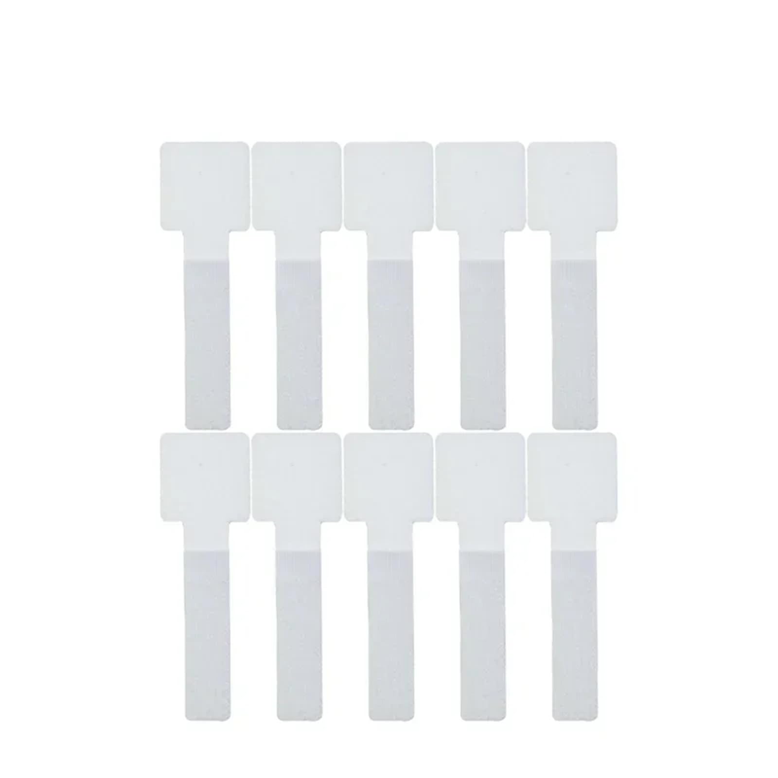 Chrklio 30Pcs White Cable Ties New Reusable Cable Ties: Self-Adhesive & Adjustable