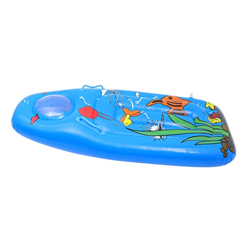 Kisangel 1 Pc Tabla de Surf para Juguetes Tablero Inflable Tabla Surf Hinchable Tabla de Surf Hinchable Juguete Flotante de natación Juguete de Piscina de polivinilo Blue