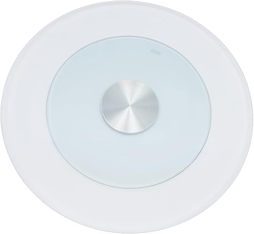 Miniatura 7 de Mesa giratoria de comedor de 23.62 pulgadas, mesa giratoria redonda de vidrio Lazy Susan, mesa de comedor, mesa de comedor, bandeja giratoria de 360
