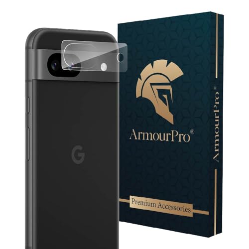 Image of ArmourPro Premium Camera Lens Tempered Glass Protection for Google Pixel 8a (6.1 Inches) With Edge To Edge Full Camera Lens Coverage | Transparent, Pack of 1