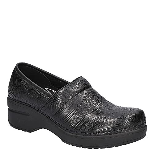 Easy Works by Easy Street Womens Lead Slip Resistant Soft Toe Work Safety Shoes Casual - Black - Size 12 WW