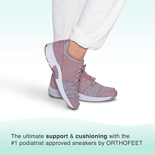 Innovative Orthopedic Shoes For Women - Ideal For Plantar Fasciitis, Foot & Heel Pain Relief. Therapeutic Sneakers With Arch Support, Cushioning Ergonomic Sole & Extended Widths - Francis By Orthofeet #TOP1