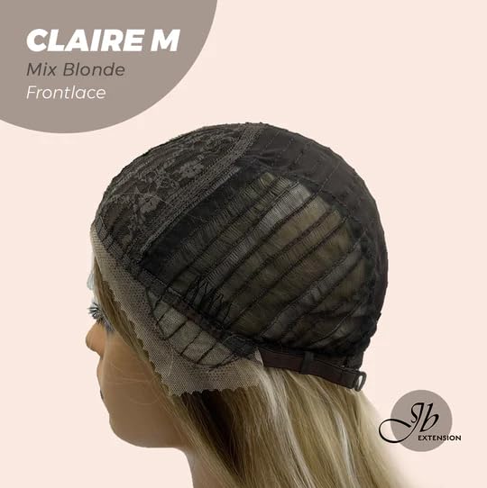 Miniatura 5 de CLAIRE - Peluca de encaje frontal precortada de 22 pulgadas, pelucas onduladas para mujer, pelucas sintéticas naturales de densidad 150 para uso