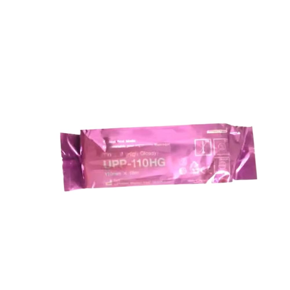 Rouleau de Papier Thermique, Paquet de 4, 2, 5mm, 12V, Compatible avec Les appareils d'impression à ultrasons CF217A et Les Fournitures d'imprimante(1 Roll)