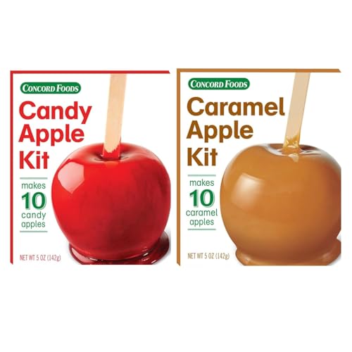 CONCORD CANDY & CARAMEL APPLE KITS (Makes 20 candy apples)