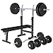 Banc de Musculation GS006 + Set haltères disques en...